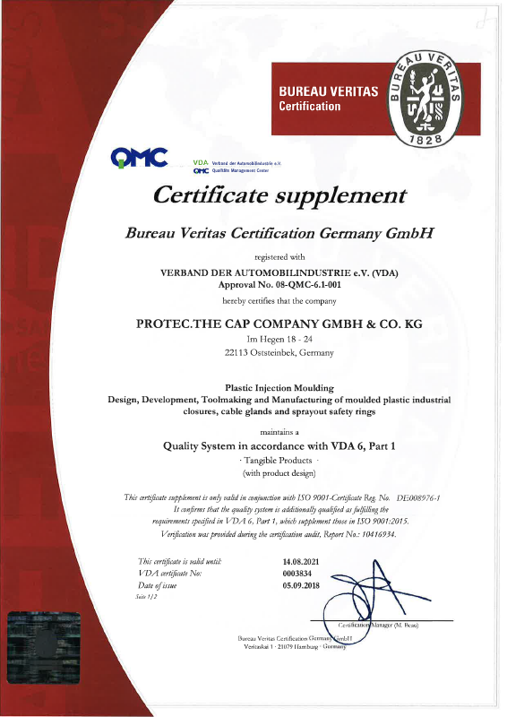 vda certification